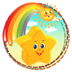 Логотип МБДОУ "Центр развития ребёнка-Мухоршибирский детский сад "Звёздочка" 1 категории Республики Бурятия